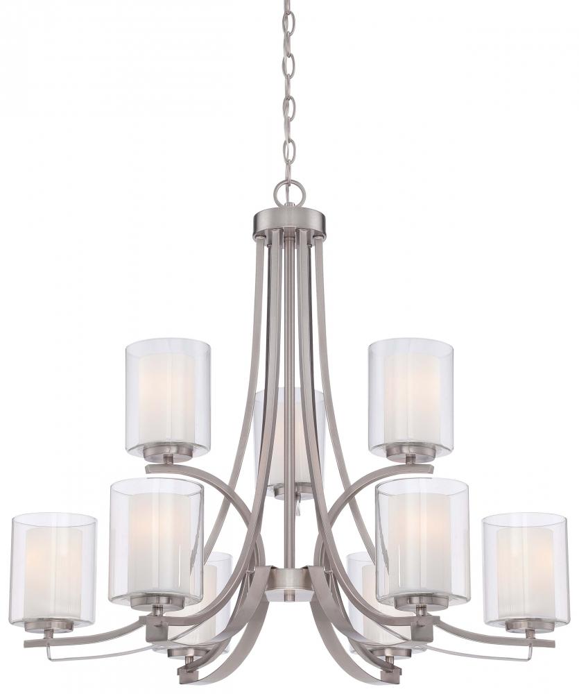 PARSONS STUDIO - 9 LIGHT CHANDELIER