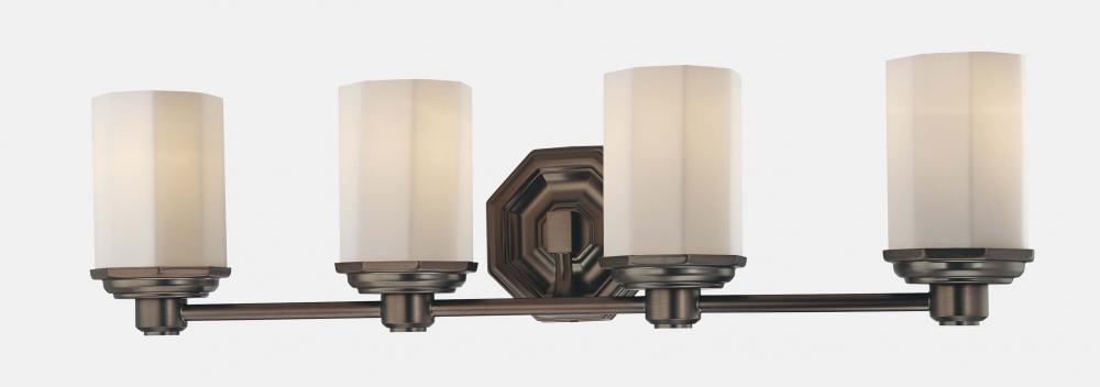 Four Light Bronze Vanity