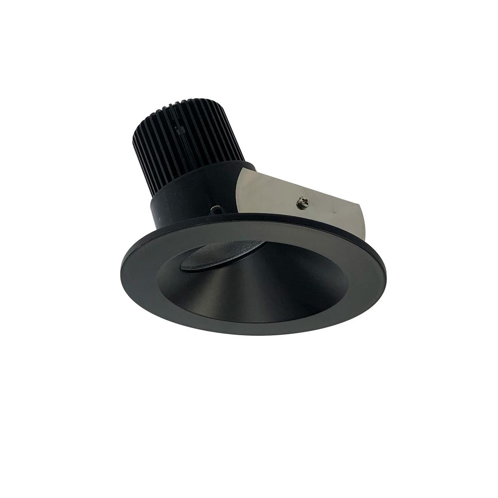 4" Iolite LED Round Wall Wash, 1000lm / 14W, 5000K, Black Reflector / Black Flange