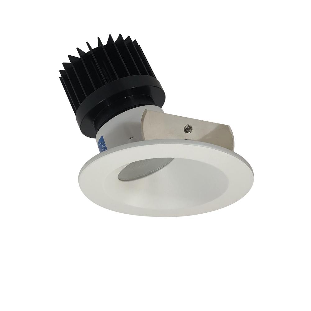 4" Iolite LED Round Wall Wash, 1500lm/2000lm (varies by housing), 3000K, Matte Powder White