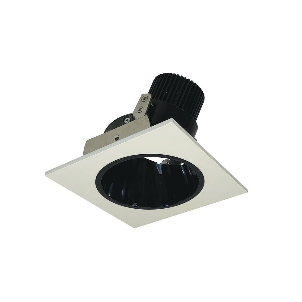 4" Iolite LED Square Adjustable Reflector with Round Aperture, 1000lm / 14W, 2700K, Black