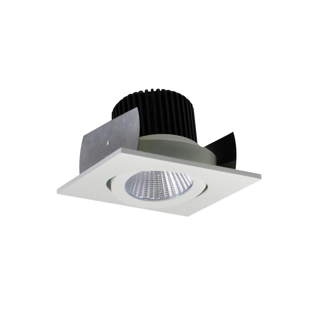2" Iolite LED Square Adjustable Gimbal, 1000lm / 14W, 4000K, White Finish