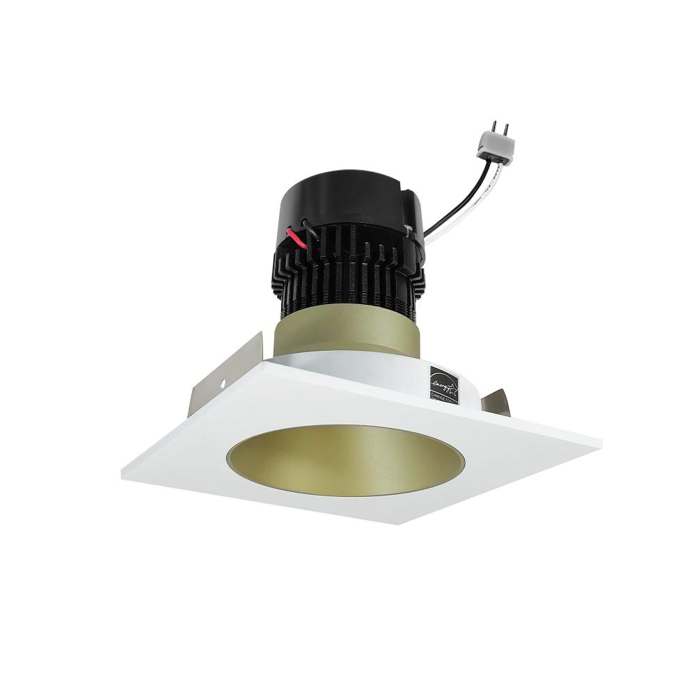 4" Pearl Low Voltage LED Square Retrofit Reflector with Round Aperture, 700lm / 11W, Comfort