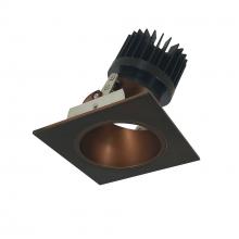 Nora NIO-4SD27XBZ/HL - 4" Iolite LED Square Adjustable Reflector with Round Aperture, 1500lm/2000lm (varies by