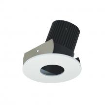 Nora NIOB-2RPHA27QBMPW - 2" Iolite LED Round Adjustable Pinhole, 10-Degree Optic, 650lm / 12W, 2700K, Black Pinhole /