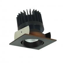 Nora NIOB-2SC27XBZ/HL - 2" Iolite LED Square Adjustable Cone Reflector, 1500lm/2000lm/2500lm (varies by housing), 2700K,