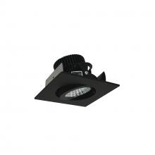 Nora NIOB-2SGCDXBB - 2" Iolite LED Square Adjustable Gimbal, 800lm / 14W, Comfort Dim, Black Finish