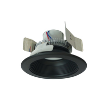 Nora NLCBC2-55230BB/10 - 5" Cobalt Click Round Retrofit Baffle, 1000lm / 12W, 3000K, Black Baffle / Black Flange