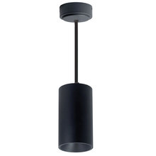 Nora NYLM-3ST27XBBLE4/48 - 3" iLENE 48" Stem Mount Mini Cylinder, 1500lm, 30W, 2700K, Black, 120V Triac/ELV/0-10V &