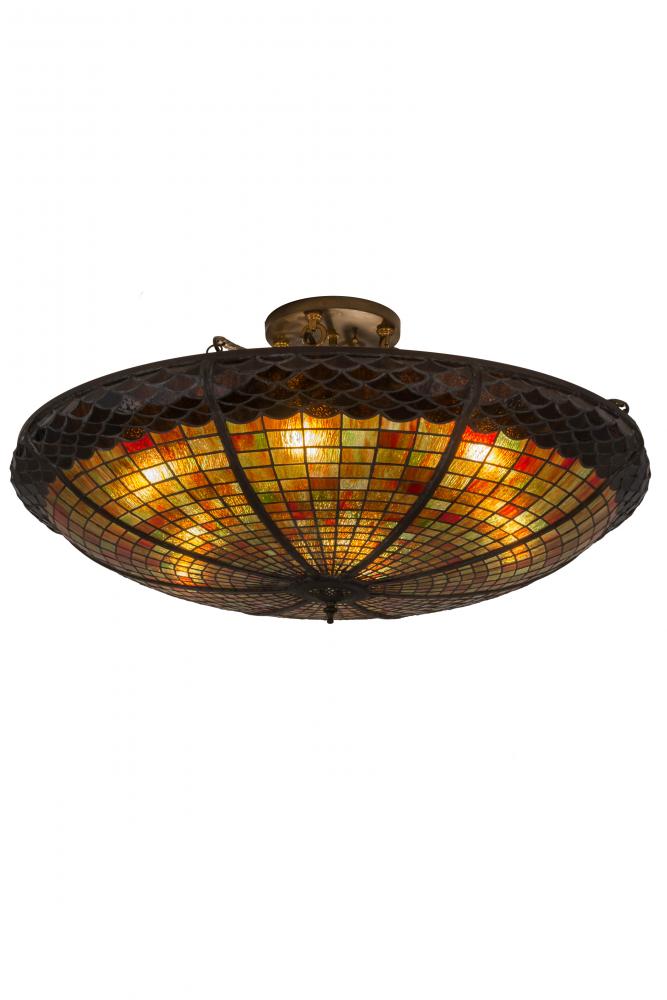 36" Wide Acorn Semi-Flushmount