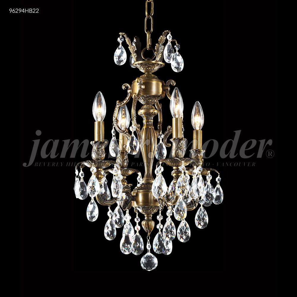 Nova Paris 4 Light Cast Brass Pendant