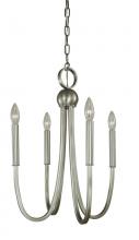 Framburg Limited Editions F-L1127 BN - 4-LIGHT BRUSHED NICKEL ALEXANDRIA CHANDELIER