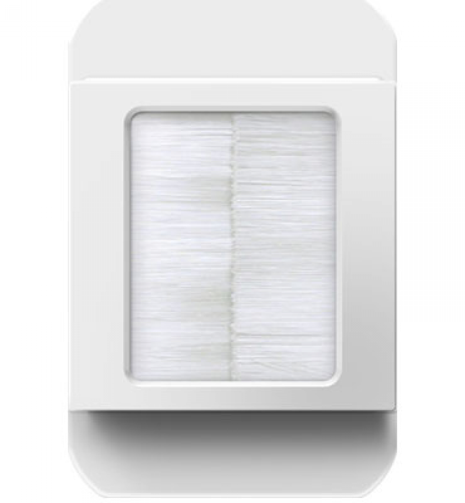 adorne In-Wall Cable Access Port, White
