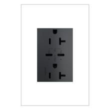 Legrand ARTRUSB20PD65G4 - adorne® 65W USB Outlet, Plus-Size, Type C, 20A, Tamper-Resistant, Graphite