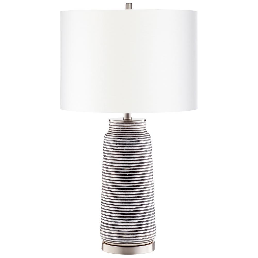 Bilbao Table Lamp Satin Nickel