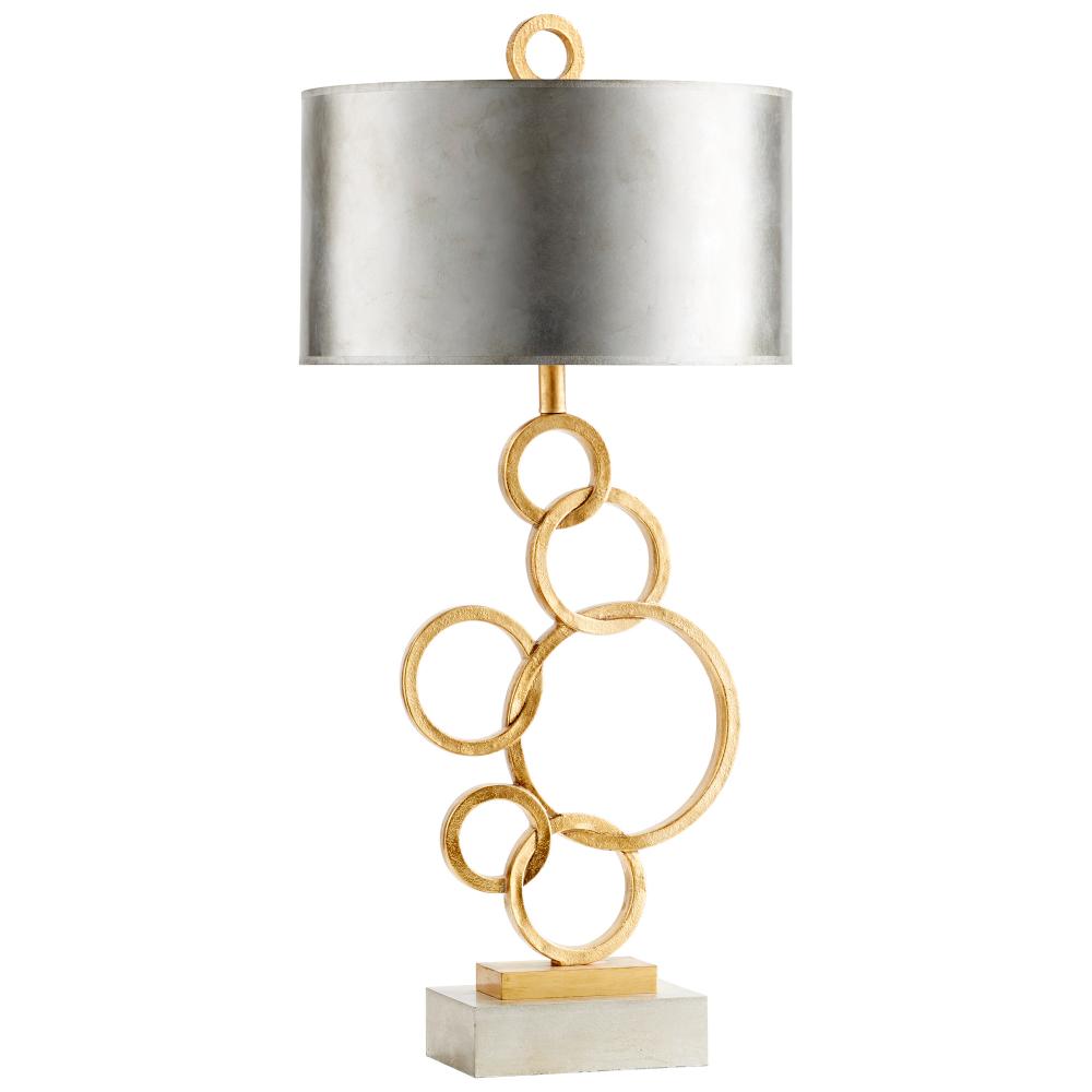 Cercles Table Lamp Silver And Gold