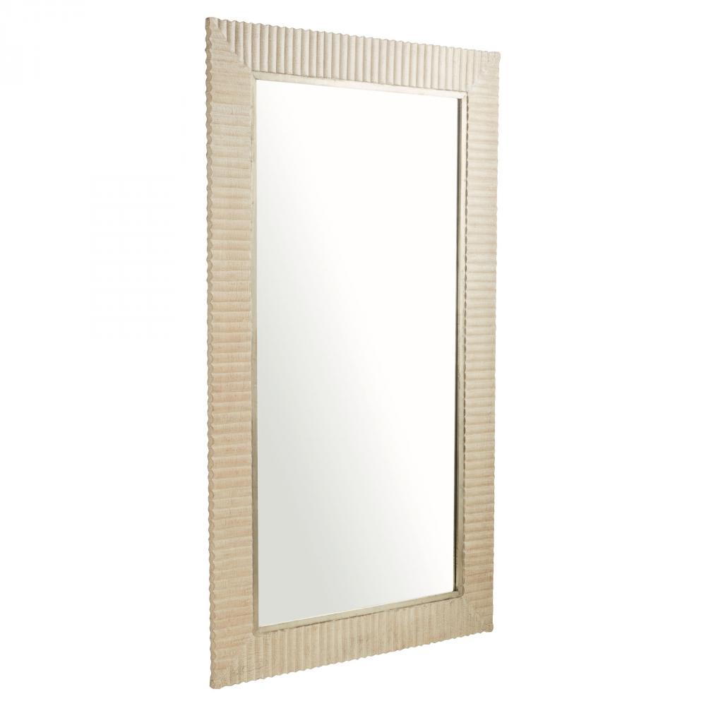 Estriada Floor Mirror Cerused Mango wood
