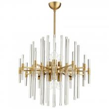 Cyan Designs 09224 - Quebec Pendant Aged Brass - Round
