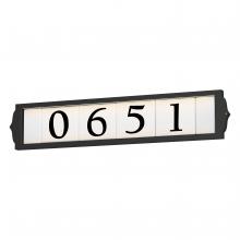 Maxim 53650BK - Address-Outdoor Wall Mount