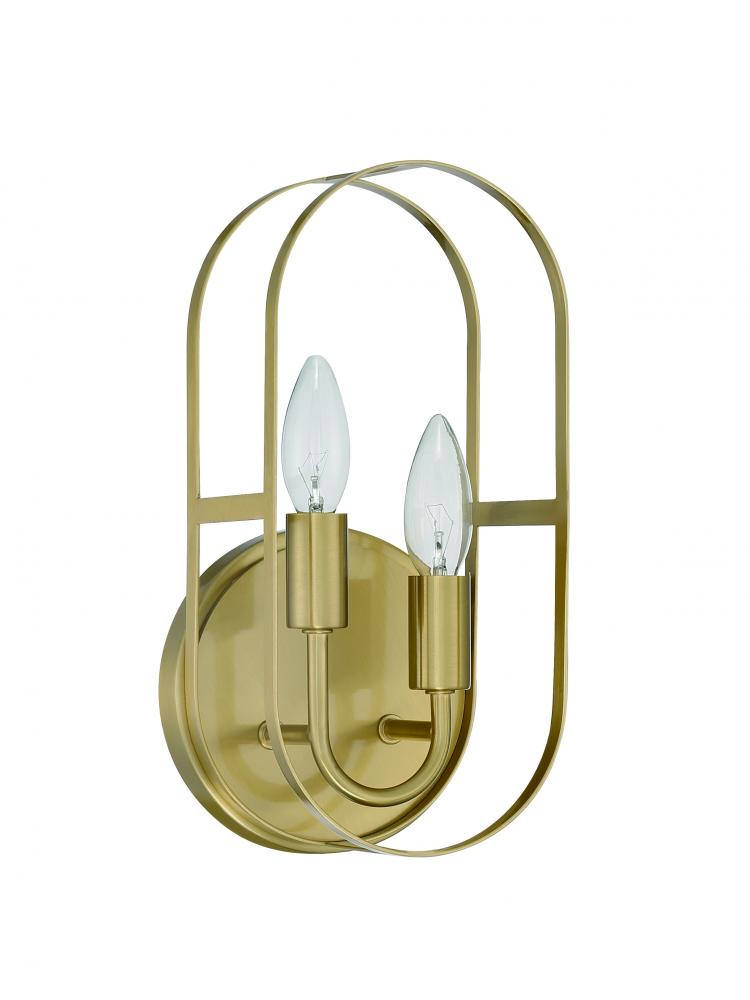 2 Light Wall Sconce