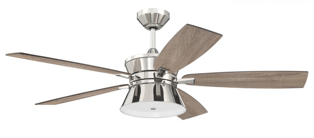 52" Ceiling Fan w/Wi-Fi, DC Motor, Blades, LED Light Kit