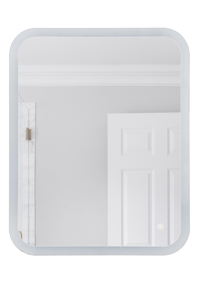 24''x30'' LED Rectangular Mirror with Defogger, Touch Button for ON/OFF