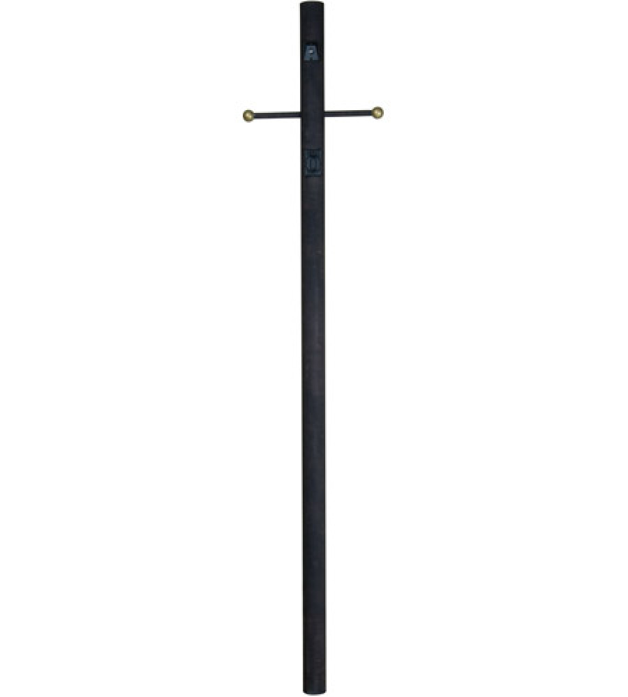 84" Smooth Post w/Photocell & Outlet
