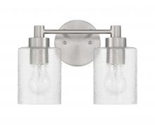 Craftmade 60202-BNK - Lyndsey 2 Light Vanity in Brushed Polished Nickel