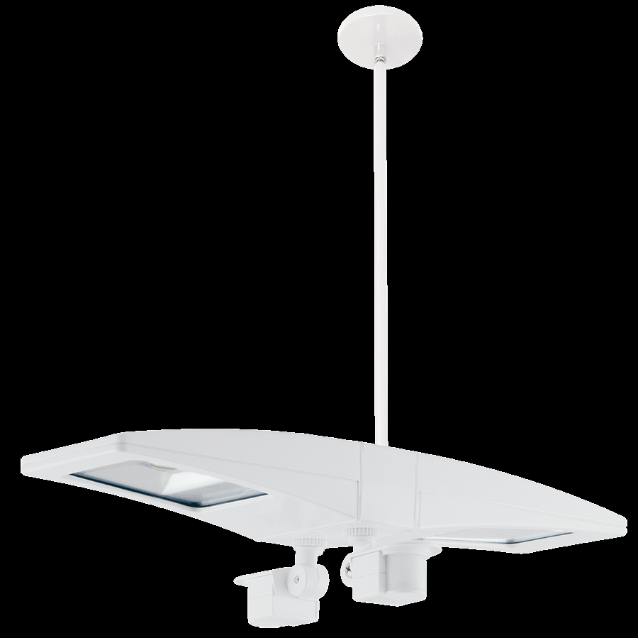 INDOOR MOTION SENSORS 1896 LUMENS PLED 20W 3000K 120V-277V 2 MINI SENSORS BILEVEL WHITE