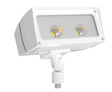 RAB Lighting FFLED26NB44W - Flood 3679 Lumens Ffled 26W LED 4000K neutral arm 4X4 white