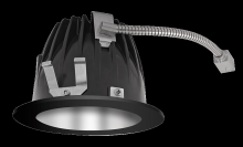 RAB Lighting NDLED6RD-50YYHC-S-B - RECESSED DOWNLIGHTS 20 LUMENS NDLED6RD 6 INCH ROUND UNIVERSAL DIMMING 50 DEGREE BEAM SPREAD 2700K