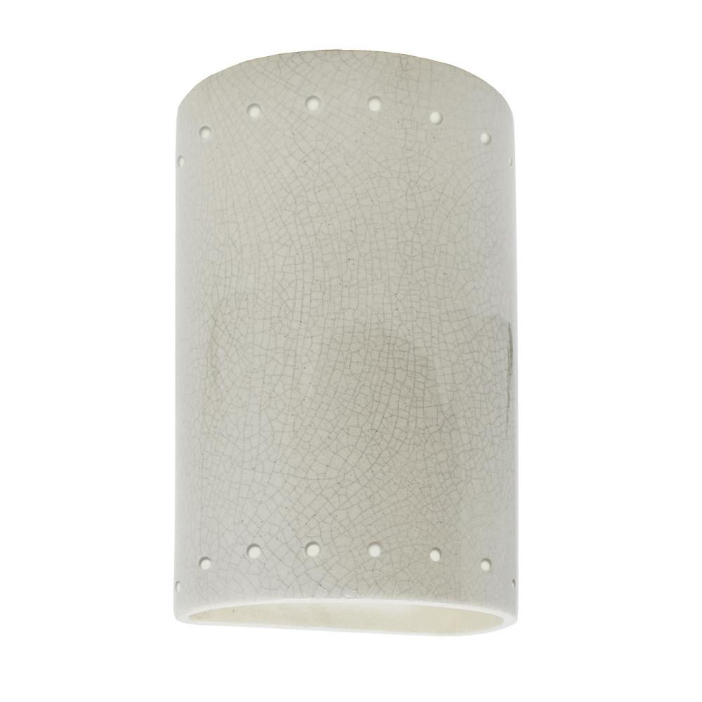 Small ADA Cylinder w/ Perfs - Closed Top - LED