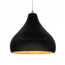 Justice Design Group CER-6565-CBGD-ABRS-BEIG-TWST-LED1-700 - Large Droplet 1-Light Pendant