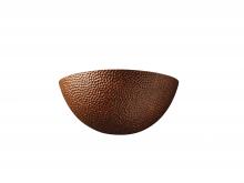 Justice Design Group CER-1355-HMCP-LED1-1000 - Large Quarter Sphere - LED