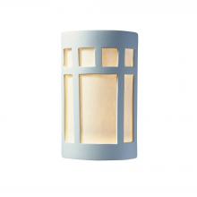 Justice Design Group CER-5350W-BIS-LED1-1000 - Large ADA Prairie Window - Closed Top (Outdoor) - LED