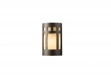 Justice Design Group CER-5345-HMBR-LED1-1000 - Small ADA Prairie Window - Open Top & Bottom - LED
