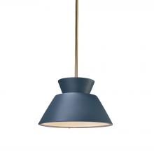 Justice Design Group CER-6420-MID-ABRS-RIGID-LED1-700 - Trapezoid 1-Light LED Pendant
