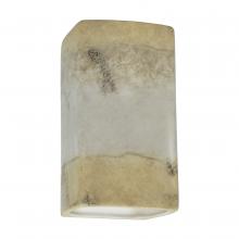 Justice Design Group CER-5915W-TRAG - Small ADA Outdoor LED Rectangle - Open Top & Bottom