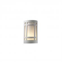 Justice Design Group CER-7485W-BIS-LED1-1000 - Small Craftsman Window - Open Top & Bottom (Outdoor)