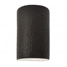 Justice Design Group CER-5940W-HMIR-LED1-1000 - Small ADA LED Cylinder - Closed Top (Outdoor)