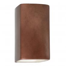 Justice Design Group CER-0955-ANTC-LED2-2000 - Large Rectangle - Open Top & Bottom - LED
