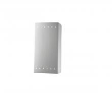 Justice Design Group CER-0960-BIS-LED1-1000 - Large Rectangle w/ Perfs - Closed Top - LED