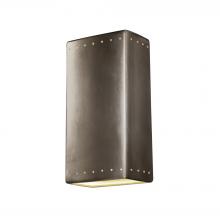 Justice Design Group CER-1180-ANTS-LED1-1000 - Really Big Rectangle w/ Perfs - Closed Top - LED