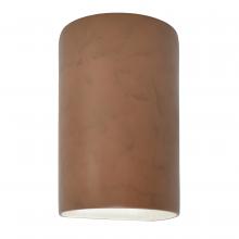 Justice Design Group CER-1265-TERA-LED2-2000 - Large Cylinder - Open Top & Bottom - LED