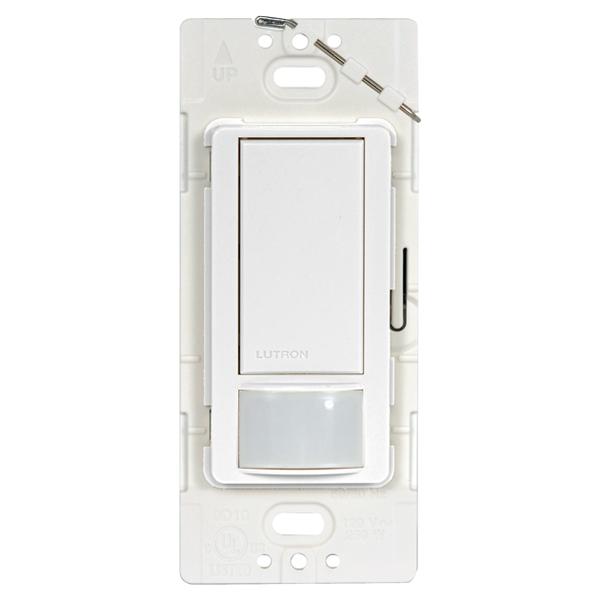 Maestro Vacancy Sensor Switch; White Finish