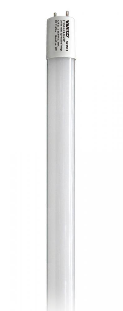 9 Watt T8 LED; 3500K; Medium Bi Pin base; 50000 Average rated hours; 1100 Lumens; Type B; Ballast