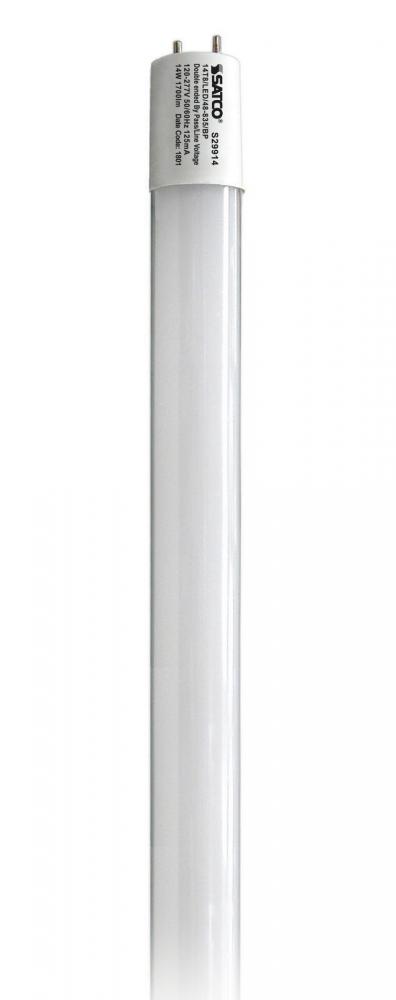 14 Watt T8 LED; Medium bi-pin base; 3500K; 50000 Average rated hours; 1700 Lumens; Type B; Ballast