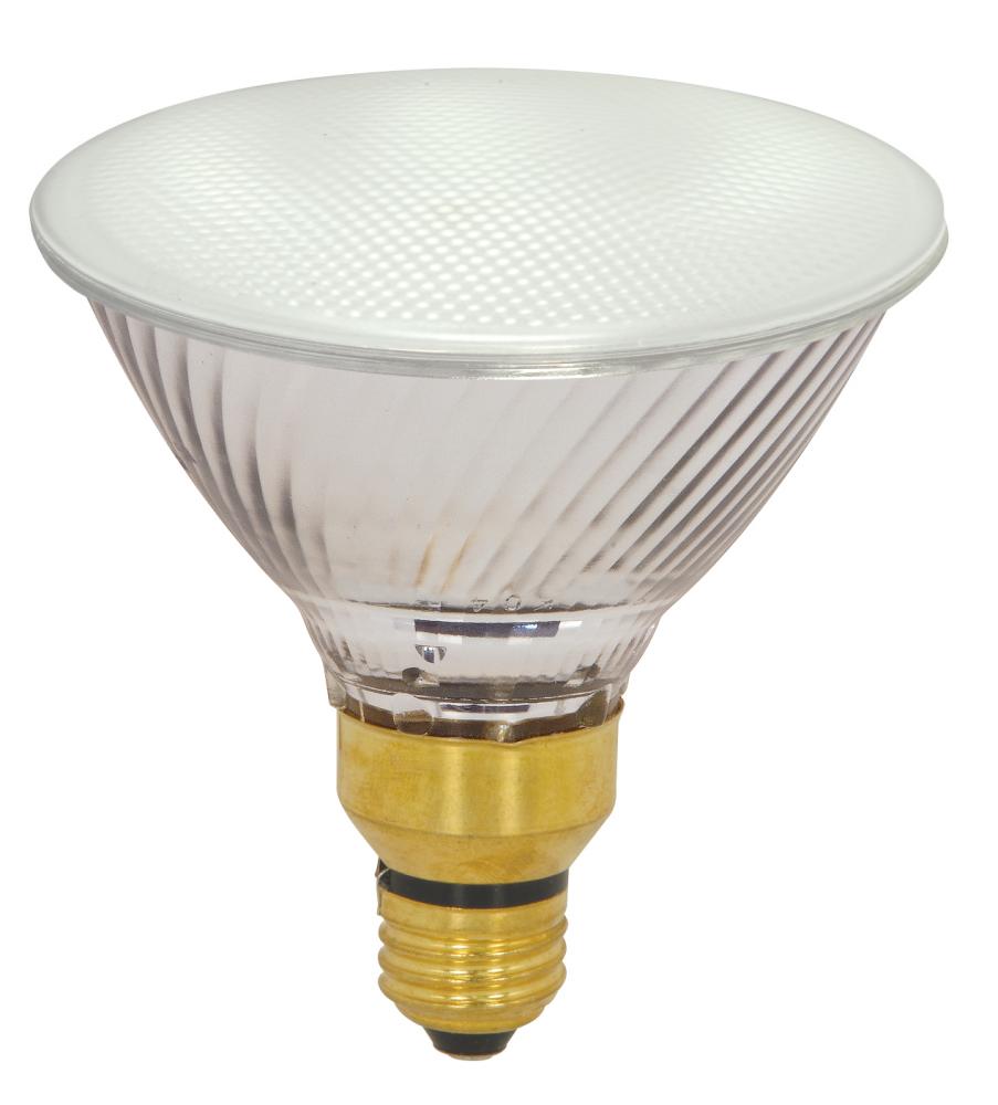 39 Watt; Halogen; PAR38; Frosted; 1500 Average rated hours; 500 Lumens; Medium Skirted base; 120