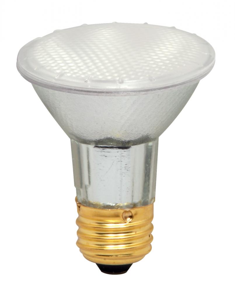 39 Watt; Halogen; PAR20; Frosted; 2000 Average rated hours; 500 Lumens; Medium base; 130 Volt