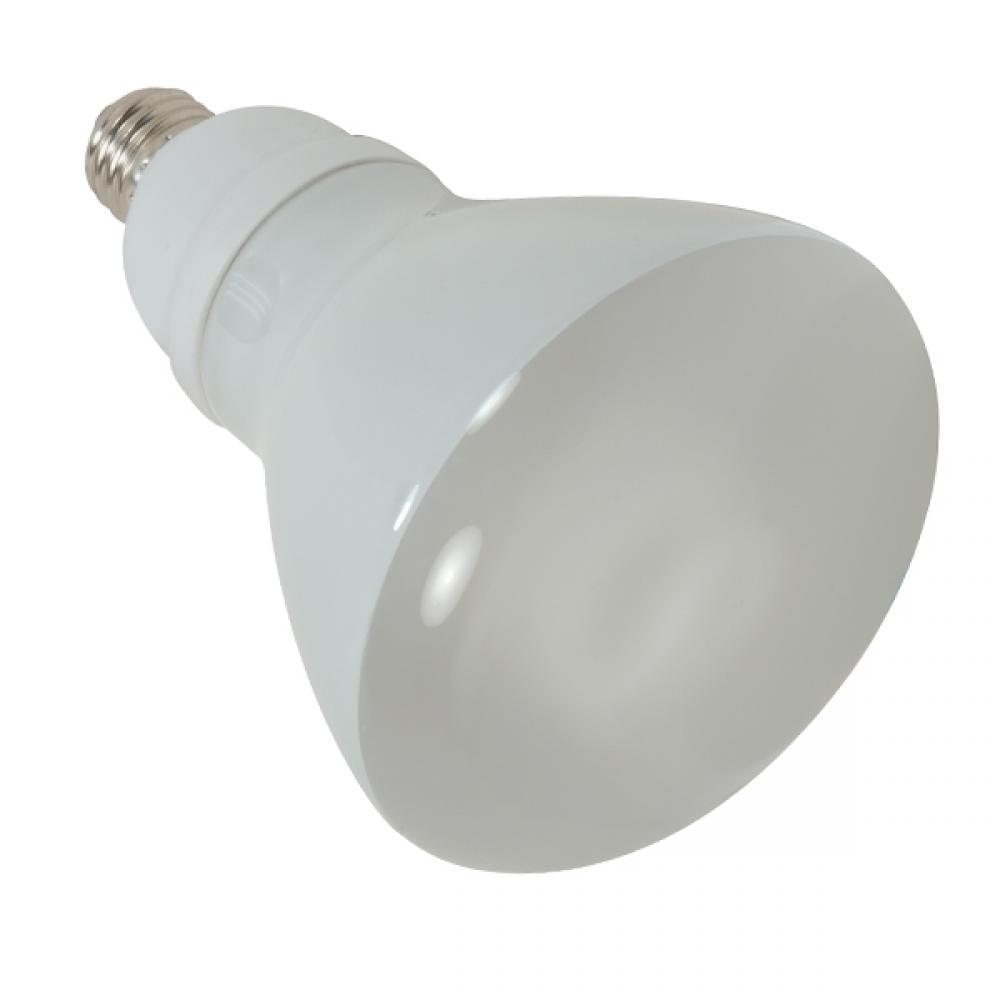 15 Watt; R30 Compact Fluorescent; 2700K; 82 CRI; Medium base; 120 Volt; 2-pack
